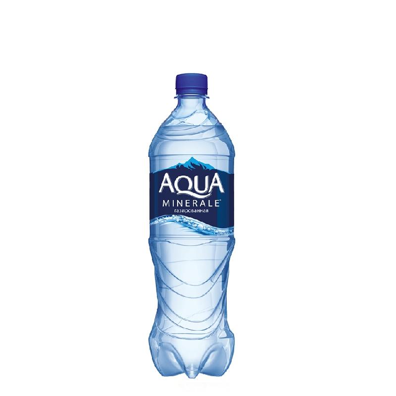 Вода питьевая Aqua minerale газированная 1 л. Вода Aqua minerale негазированная ПЭТ 1л. Вода Аква Минерале ГАЗ. 1л.