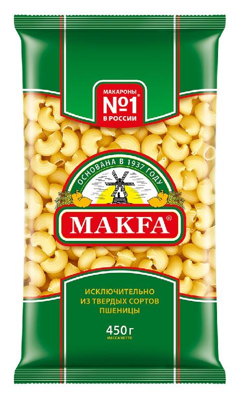 Макаронные изделия рожки Макфа 400 г