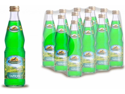 Картинка черноголовка тархун 0,33 литр, стекло, (12 шт)