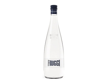 Картинка вода fiuggi/фьюджи 1,0 л стекло газ (6шт)