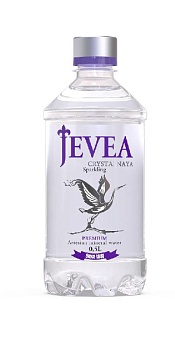 Картинка вода живея/jevea кристальная 0,5л (12шт) пэт, газ
