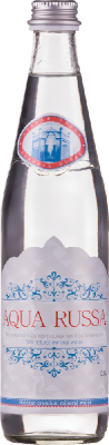 Картинка вода аква руссо/aqua russa 0,5 л стекло (негаз) 12 шт/уп