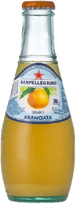 Картинка вода сан пеллегрино апельсин/san pellegrino стекло 0,20л газ (24 шт)
