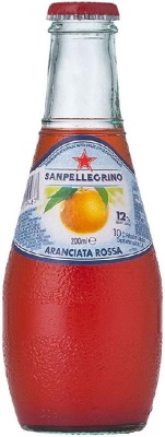 Картинка вода сан пеллегрино/san pellegrino розовый апельсин стекло 0,20л газ (24 шт)