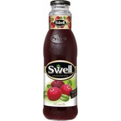 Картинка нектар свелл (swell) клюква стекло 0.75 л (6шт)