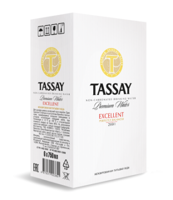 Картинка питьевая вода tassay еxcellent 0,75 стекло негаз (6 шт)
