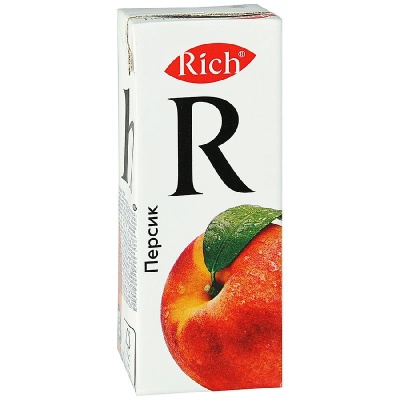Картинка нектар rich персиковый 0,2л (27шт)