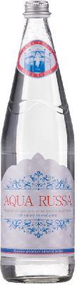 Картинка вода аква руссо/aqua russa 1,0 л стекло (негаз) 6 шт/уп