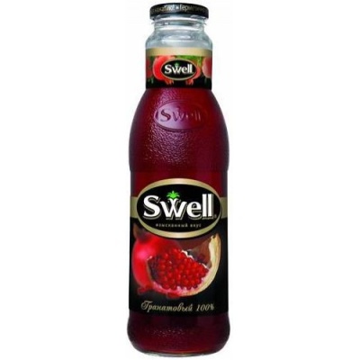 Картинка сок свелл (swell) гранат стекло 0.75 л (6шт)