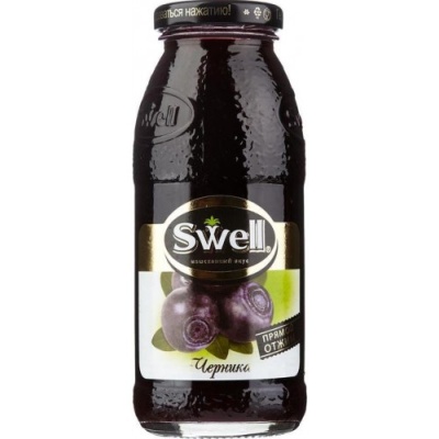 Картинка нектар свелл (swell) черника стекло 0.25 л (8шт)