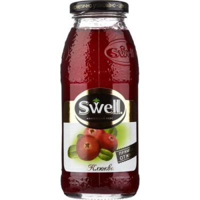 Картинка нектар свелл (swell) клюква стекло 0.25 л (8шт)