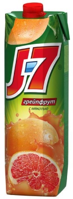 Картинка j-7 / джей-севен грейпфрут нектар тет.пак. 1,00л (12 шт)