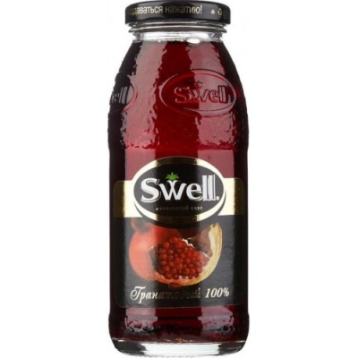Картинка сок свелл (swell) гранат стекло 0.25 л (8шт)