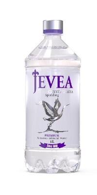 Картинка вода живея/jevea кристальная 1л (6шт) пэт, газ