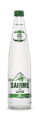 Картинка sairme (саирме) стекло 0,5 л (негаз) 12 шт/уп