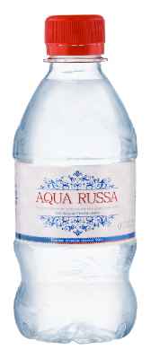 Картинка вода аква руссо/aqua russa 0,33 л пэт (негаз) 12 шт/уп