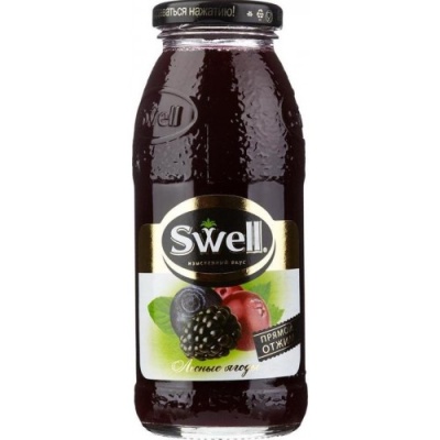 Картинка нектар свелл (swell) лесные ягоды стекло 0.25 л (8шт)